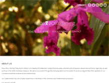 Tablet Screenshot of douxdouxdarlingproductions.com